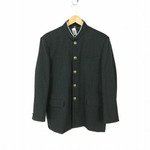 学生服 学ラン 180A 男子 上着 丸洗い可 ウール混 ラウンドカラー カシドス 黒 中古 ランクC a3 JJ6736 学生服 学ラン 180A 男子 上着 丸洗い可 ウール混 ラウンドカラー カシドス 黒 中古 ランクC a3 JJ6736