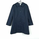 コート 上着 大きいサイズ 特大 冬物 女子 学生服 中学 高校 紺 制服 中古 ランクB NA0444