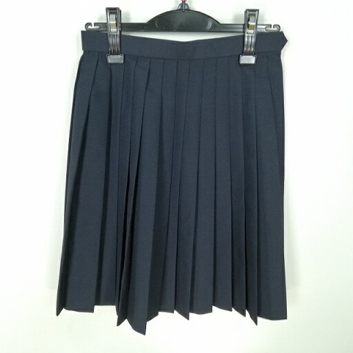 スクールスカート 夏物 w60-丈52 紺 中学 高校 プリーツ 学生服 制服 女子 中古 HK0879 スクールスカート 夏物 w60-丈52 紺 中学 高校 プリーツ 学生服 制服 女子 中古 HK0879