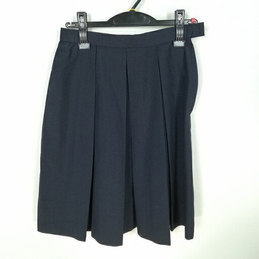 スクールスカート 夏物 w63-丈55 紺 中学 高校 プリーツ 学生服 制服 女子 中古 HK0892 スクールスカート 夏物 w63-丈55 紺 中学 高校 プリーツ 学生服 制服 女子 中古 HK0892