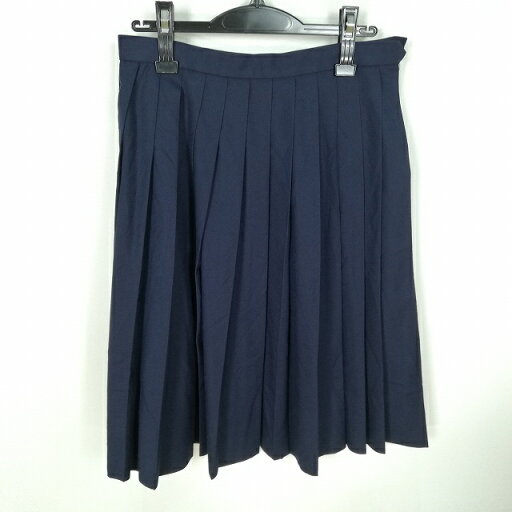 スクールスカート 冬物 w66-丈61 紺 中学 高校 プリーツ 学生服 制服 女子 中古 HK0902 スクールスカート 冬物 w66-丈61 紺 中学 高校 プリーツ 学生服 制服 女子 中古 HK0902