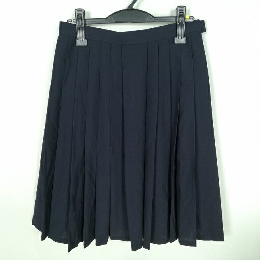 スクールスカート 夏物 w69-丈59 紺 中学 高校 プリーツ 学生服 制服 女子 中古 HK0933 スクールスカート 夏物 w69-丈59 紺 中学 高校 プリーツ 学生服 制服 女子 中古 HK0933