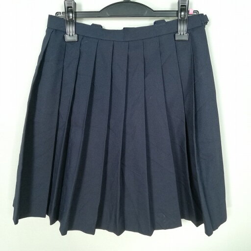 スクールスカート 大きいサイズ 夏物 w72-丈50 紺 中学 高校 プリーツ 学生服 制服 女子 中古 HK0939 スクールスカート 大きいサイズ 夏物 w72-丈50 紺 中学 高校 プリーツ 学生服 制服 女子 中古 HK0939