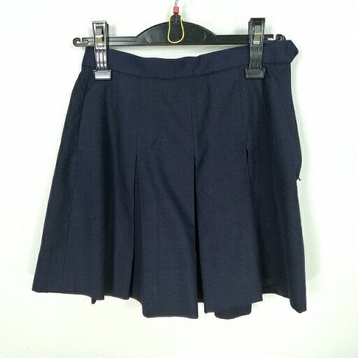 スクールスカート 冬物 w63-丈40 紺 中学 高校 ミニ丈 プリーツ 学生服 制服 女子 中古 HK0943 スクールスカート 冬物 w63-丈40 紺 中学 高校 ミニ丈 プリーツ 学生服 制服 女子 中古 HK0943