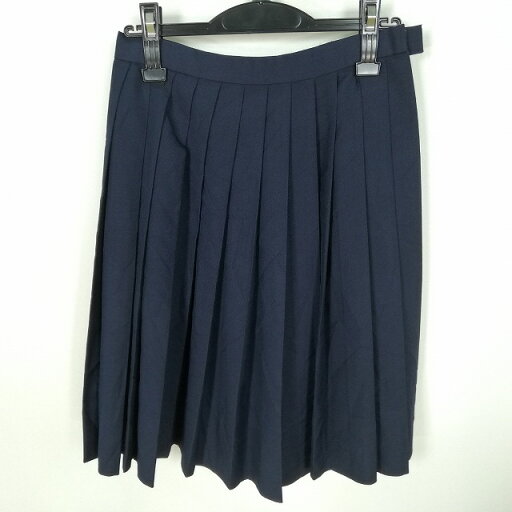 スクールスカート 冬物 w66-丈55 紺 中学 高校 プリーツ 学生服 制服 女子 中古 HK0946 スクールスカート 冬物 w66-丈55 紺 中学 高校 プリーツ 学生服 制服 女子 中古 HK0946
