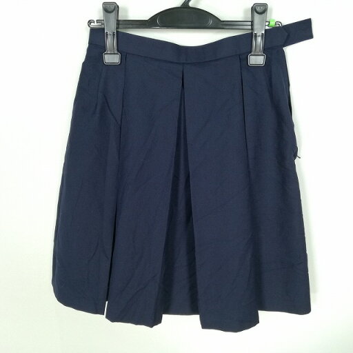 スクールスカート 冬物 w66-丈51 紺 中学 高校 プリーツ 学生服 制服 女子 中古 HK0970 スクールスカート 冬物 w66-丈51 紺 中学 高校 プリーツ 学生服 制服 女子 中古 HK0970