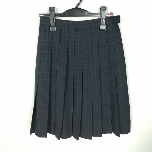 スクールスカート 夏物 w63-丈58 チェック 中学 高校 プリーツ 学生服 制服 女子 中古 HK1033 スクールスカート 夏物 w63-丈58 チェック 中学 高校 プリーツ 学生服 制服 女子 中古 HK1033