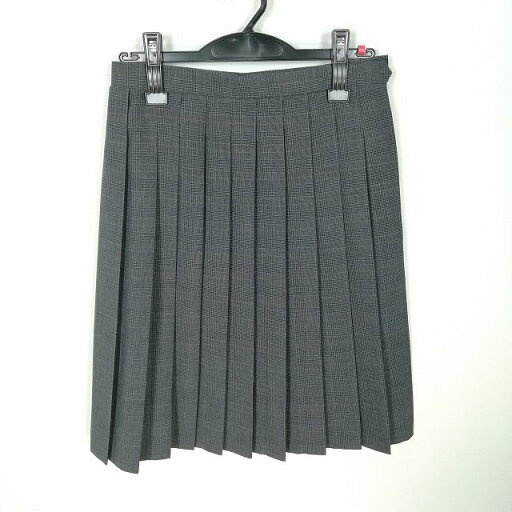 スクールスカート 夏物 w63-丈57 チェック 中学 高校 プリーツ 学生服 制服 女子 中古 HK1067 スクールスカート 夏物 w63-丈57 チェック 中学 高校 プリーツ 学生服 制服 女子 中古 HK1067