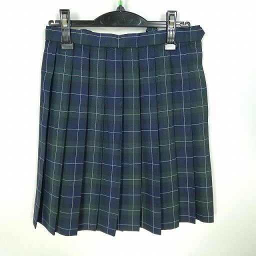 スクールスカート 冬物 w66-丈50 チェック 中学 高校 プリーツ 学生服 制服 女子 中古 HK1719 スクールスカート 冬物 w66-丈50 チェック 中学 高校 プリーツ 学生服 制服 女子 中古 HK1719