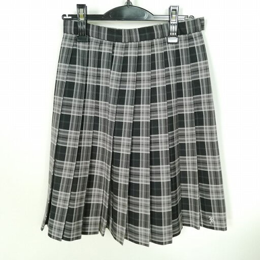 スクールスカート 冬物 w60-丈55 チェック 中学 高校 プリーツ 学生服 制服 女子 中古 HK1791 スクールスカート 冬物 w60-丈55 チェック 中学 高校 プリーツ 学生服 制服 女子 中古 HK1791