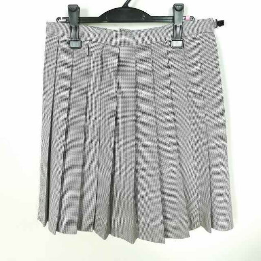 スクールスカート 大きいサイズ 冬物 w72-丈52 チェック 中学 高校 プリーツ 学生服 制服 女子 中古 HK1793 スクールスカート 大きいサイズ 冬物 w72-丈52 チェック 中学 高校 プリーツ 学生服 制服 女子 中古 HK1793