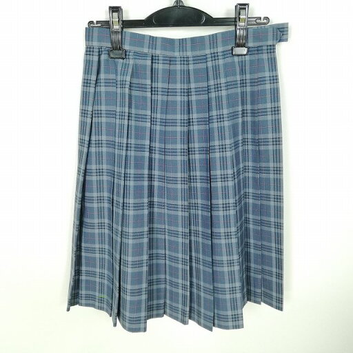 スクールスカート 夏物 w63-丈56 チェック 中学 高校 プリーツ 学生服 制服 女子 中古 HK1900 スクールスカート 夏物 w63-丈56 チェック 中学 高校 プリーツ 学生服 制服 女子 中古 HK1900