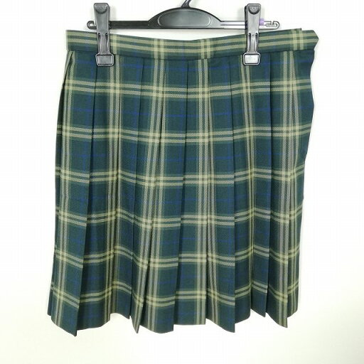 スクールスカート 大きいサイズ 冬物 w75-丈54 チェック 中学 高校 プリーツ 学生服 制服 女子 中古 HK1921 スクールスカート 大きいサイズ 冬物 w75-丈54 チェック 中学 高校 プリーツ 学生服 制服 女子 中古 HK1921