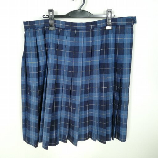 スクールスカート 大きいサイズ 冬物 w85-丈61 チェック 中学 高校 プリーツ 学生服 制服 女子 中古 HK1950 スクールスカート 大きいサイズ 冬物 w85-丈61 チェック 中学 高校 プリーツ 学生服 制服 女子 中古 HK1950