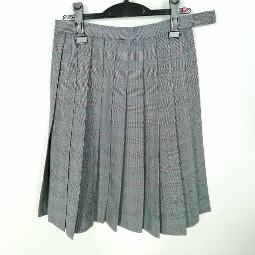 スクールスカート 冬物 w63-丈59 チェック 中学 高校 プリーツ 学生服 制服 女子 中古 HK1972 スクールスカート 冬物 w63-丈59 チェック 中学 高校 プリーツ 学生服 制服 女子 中古 HK1972