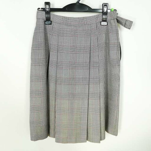 スクールスカート 冬物 w66-丈55 チェック 中学 高校 プリーツ 学生服 制服 女子 中古 HK1979 スクールスカート 冬物 w66-丈55 チェック 中学 高校 プリーツ 学生服 制服 女子 中古 HK1979