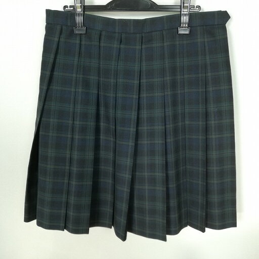 スクールスカート 大きいサイズ 冬物 w78-丈54 チェック 中学 高校 プリーツ 学生服 制服 女子 中古 HK3233 スクールスカート 大きいサイズ 冬物 w78-丈54 チェック 中学 高校 プリーツ 学生服 制服 女子 中古 HK3233