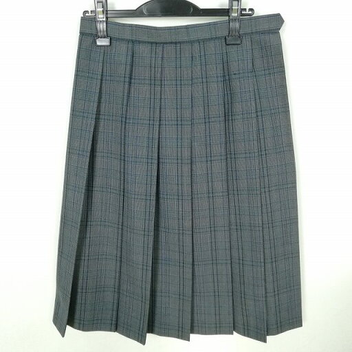 スクールスカート 夏物 w66-丈66 チェック 中学 高校 プリーツ 学生服 制服 女子 中古 HK6400 スクールスカート 夏物 w66-丈66 チェック 中学 高校 プリーツ 学生服 制服 女子 中古 HK6400