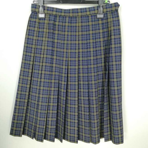 スクールスカート 夏物 w66-丈61 チェック 福岡新津中学 プリーツ 学生服 制服 女子 中古 HK9861 スクールスカート 夏物 w66-丈61 チェック 福岡新津中学 プリーツ 学生服 制服 女子 中古 HK9861