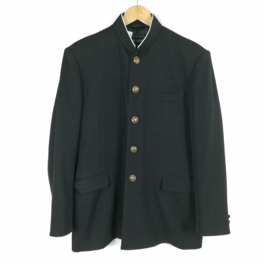 学生服 学ラン 175A 男子 上着 ウール混 標準型学生服 ラウンドカラー カシドス 黒 中古 ランクC a3 JJ5771 学生服 学ラン 175A 男子 上着 ウール混 標準型学生服 ラウンドカラー カシドス 黒 中古 ランクC a3 JJ5771