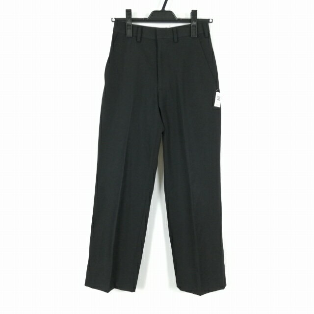 学生ズボン 冬物 W62 標準型学生服 男子 学ラン 冬ズボン カシドス ノータック 中古 黒 ランクB a2 PP4365