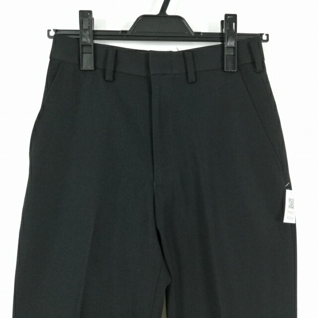 学生ズボン 冬物 W62 標準型学生服 男子 学ラン 冬ズボン カシドス ノータック 中古 黒 ランクB a2 PP4365