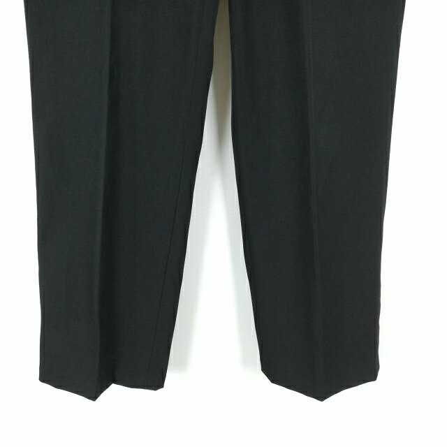 学生ズボン 冬物 W62 標準型学生服 男子 学ラン 冬ズボン カシドス ノータック 中古 黒 ランクB a2 PP4365