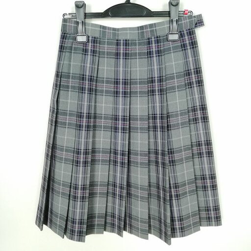 スクールスカート 夏物 w63-丈58 チェック 東京小平第二中学 プリーツ 学生服 制服 女子 中古 HK2127 スクールスカート 夏物 w63-丈58 チェック 東京小平第二中学 プリーツ 学生服 制服 女子 中古 HK2127