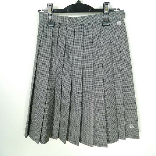 スクールスカート 冬物 w63-丈54 チェック 中学 高校 プリーツ 学生服 制服 女子 中古 HK2191 スクールスカート 冬物 w63-丈54 チェック 中学 高校 プリーツ 学生服 制服 女子 中古 HK2191