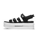 ナイキ ウィメンズ アイコン クラシック サンダル NIKE WMNS ICON CLASSIC SANDAL DJ0223-001 ブラック/ホワイト/ブラッ...