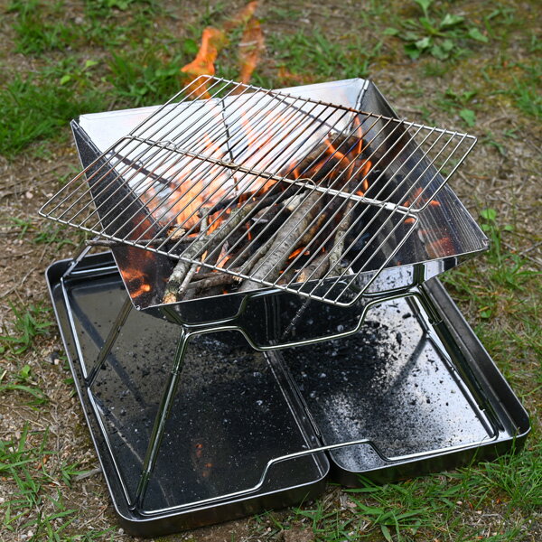 焚き火台 ソロ アウトドア キャンプ コンパクト 軽量 焚火台 ファイアスタンド 折りたたみ 初心者 用品 道具 おすすめ ランキング 一式 セット 人気 鉄板 コンロ通販格安セール情報 楽天 通販