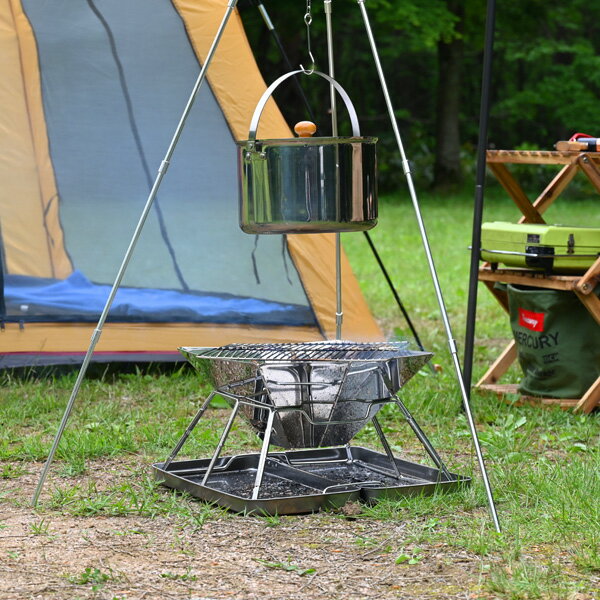 焚き火台 ソロ アウトドア キャンプ コンパクト 軽量 焚火台 ファイアスタンド 折りたたみ 初心者 用品 道具 おすすめ ランキング 一式 セット 人気 鉄板 コンロ通販格安セール情報 楽天 通販