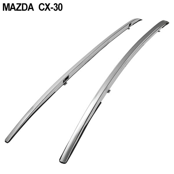 マツダ CX30 CX-30 ルーフレール アクセサリー パーツ アルミ製 トップ サイドレール ア ...