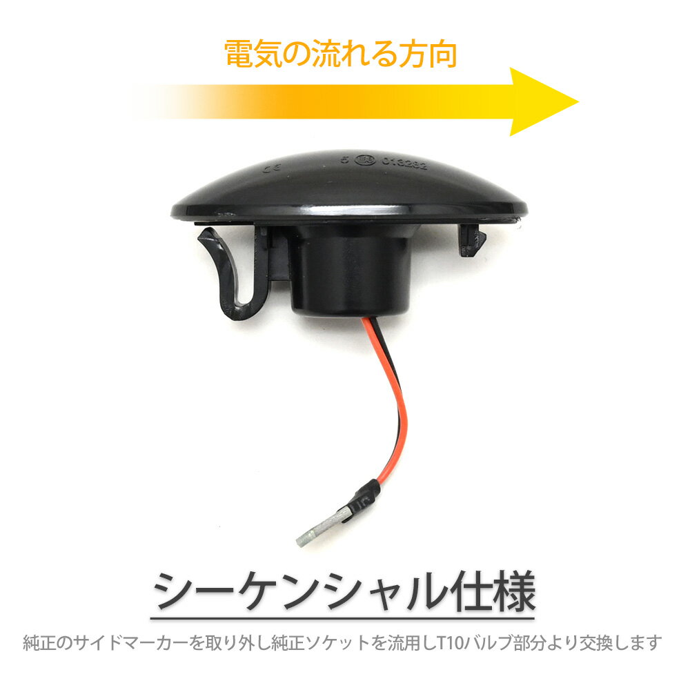 【1日限定！10％OFFクーポン配布中！】 エブリィワゴン DA64 エブリィバン DA64V サイドマーカー シーケンシャル LED 流れるウインカー ウインカー スモーク スイフト ラパン スペーシア ワゴンR