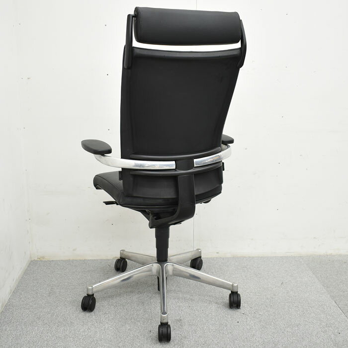 【中古】 Klober クレバー Stima スティーマ ヘッドレスト 可動肘 ランバーサポート ポリッシュ(エアポンプ式)革張り 2023092501 【中古オフィス家具】 [2]