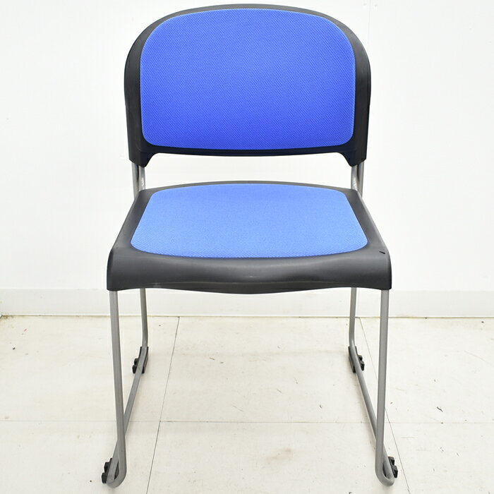 【中古】オカムラ 8114Fシリーズ ミーティングチェア スタッキング 2025031206【中古オフィス家具】