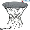 【中古】ウォルター・ノル オオタ OOTA 円形サイドテーブル ガラス 直径520 20250804【中古オフィス家具】