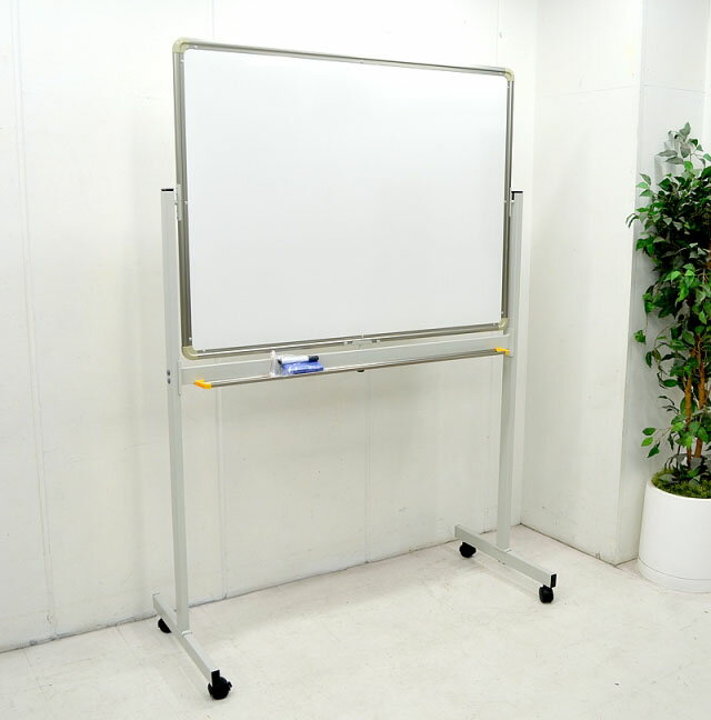Rakuten - 【新品】脚付きホワイトボード　両面　900×1200　WBR-34【新品商品】【代引き不可】