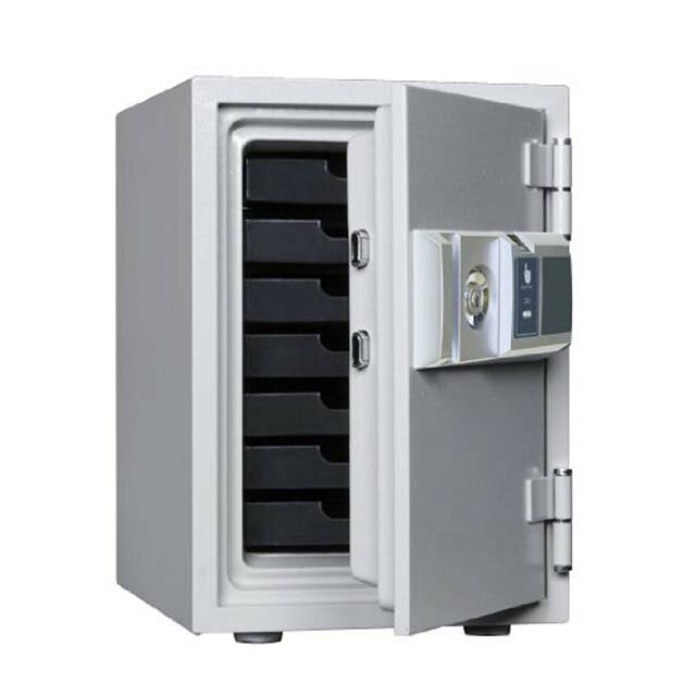 ダイヤセーフ 指紋タイプ耐火金庫 FP50-7 W346【新品】【代引き不可】