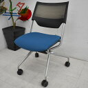 【中古】 イトーキ レクシブ ネスティングチェア ブルー×ブラック 2020100303 【中古オフィス家具】