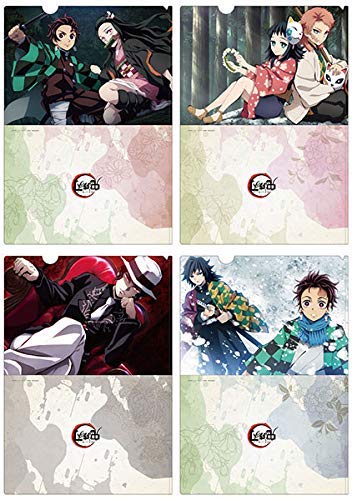 鬼滅の刃 クリアファイル 【4種セット】 [5986]のサムネイル