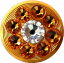 ڥեSwarovski Crystal Ring Home Button (Orange  Crystal )iPhone/iPadѥۡܥ