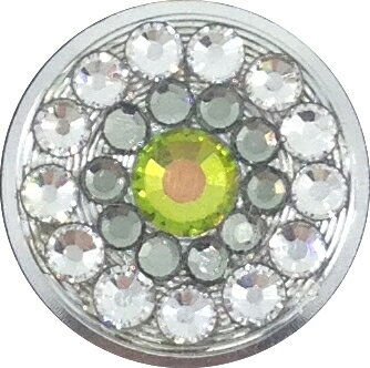 【スワロフスキー】Swarovski Crystal Ring Home Button (Vitrail Medium × Black Diamond × Crystal)【iPhone/iPad…