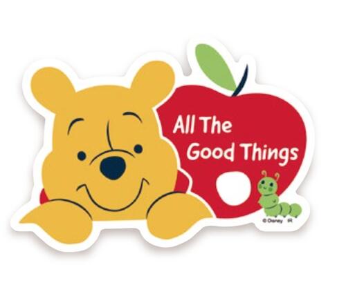 くまのプーさん Winnie the Pooh IS-662 ダイカットステッカーA