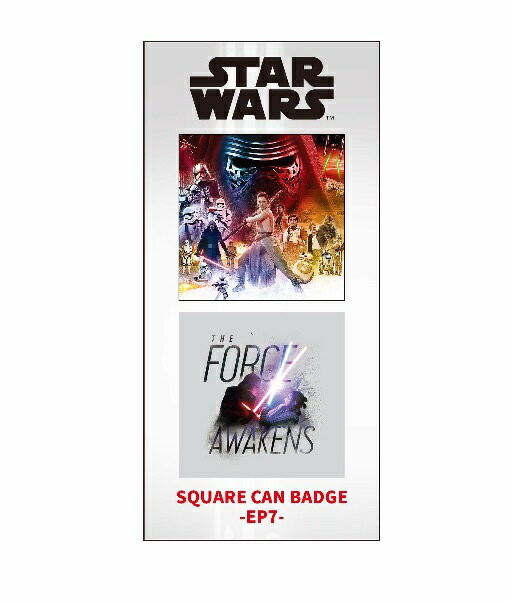 スター・ウォーズ・サガ The Star Wars Saga IBA-164 スクエア缶バッジ2個セット / EP7