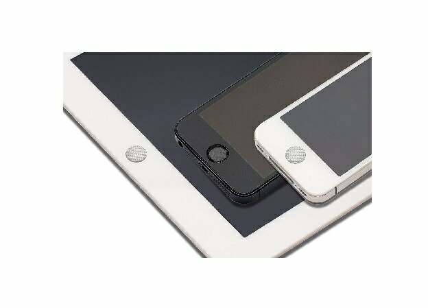 Deff CARBON HOME BUTTON ブラック&シルバー DAA-IPHBCA