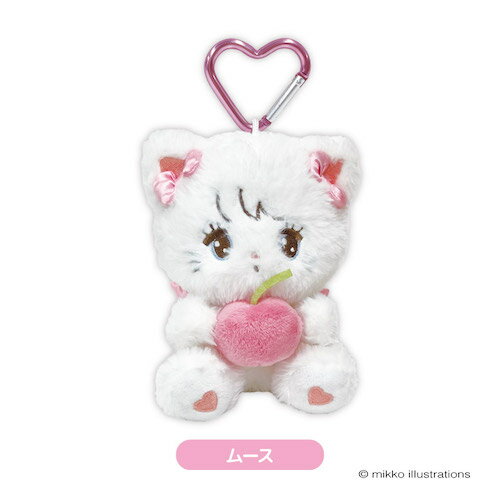 mikko illustrations ぬいぐるみマスコット ムース MK01-01 【2025年5月下旬発売予定】のサムネイル