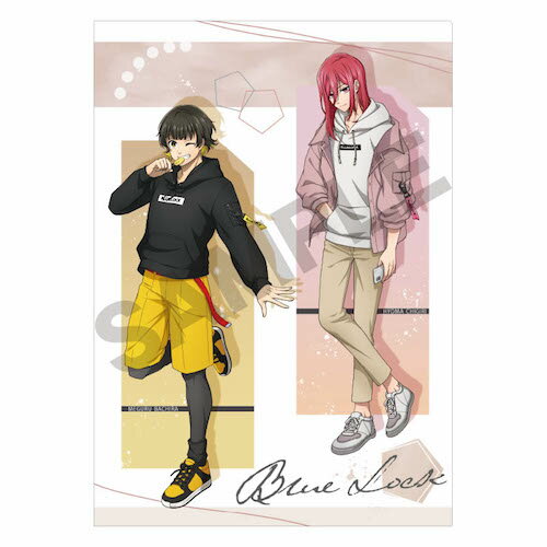 ブルーロック　シングルクリアファイル　蜂楽廻　千切豹馬　パーカー