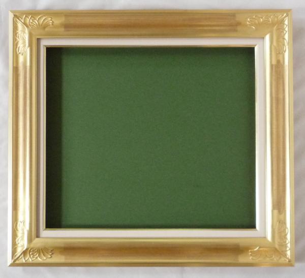 油彩額　油絵用額縁 アカンサスW SM 金 -新品