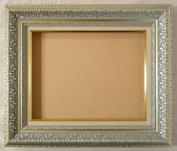 油絵用 油彩額縁 MJ108N F30 シルバーグレー (アート フレーム) -新品